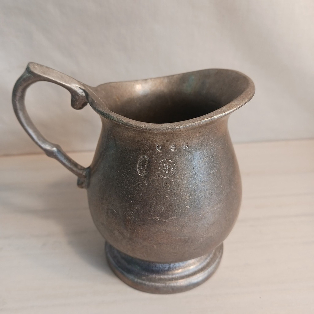Wilton Pewter Creamer 3.25 Inch Tea Set Piece Vintage